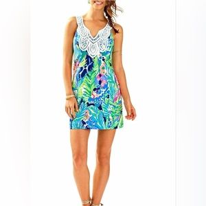 NWT Lilly Pulitzer Largo shift dress, Purrfect color, Size 0